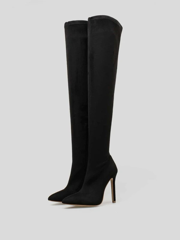 Minimalist Point Toe Classic Boots | SHEIN