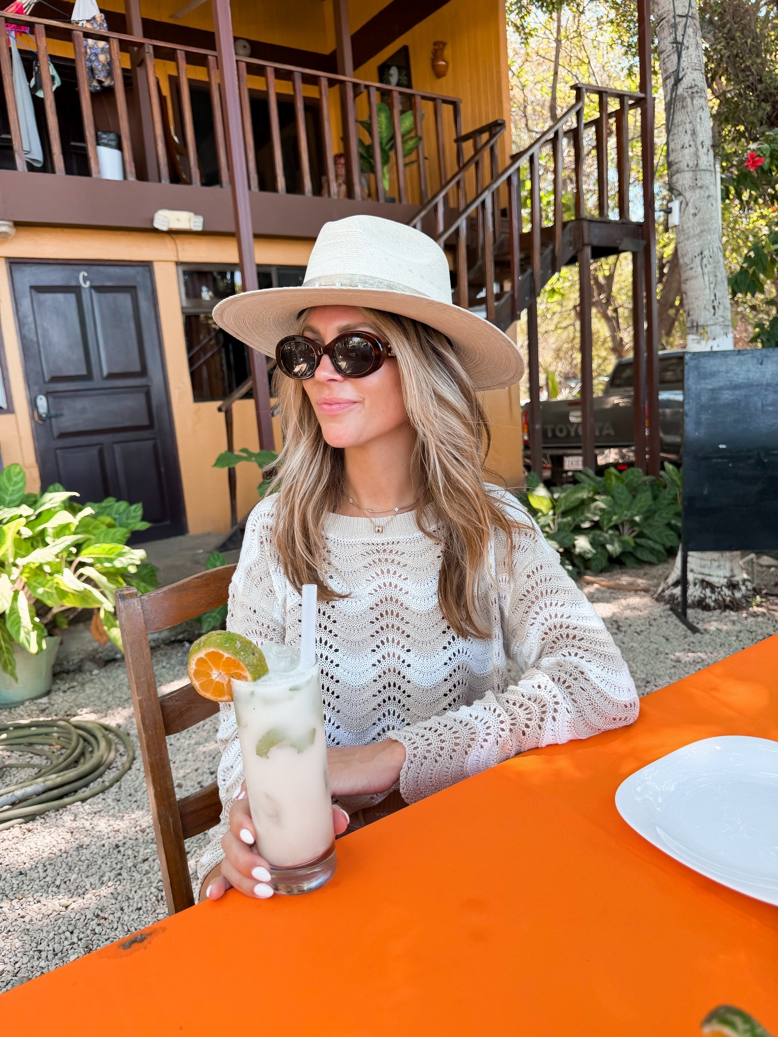 Costa Rica 🌴 ☀️ 👙 
Nordstrom Becca swimsuit
Cupshe crochet coverup 
Celine sunglasses 

#LTKTravel #LTKOver40 #LTKPetite