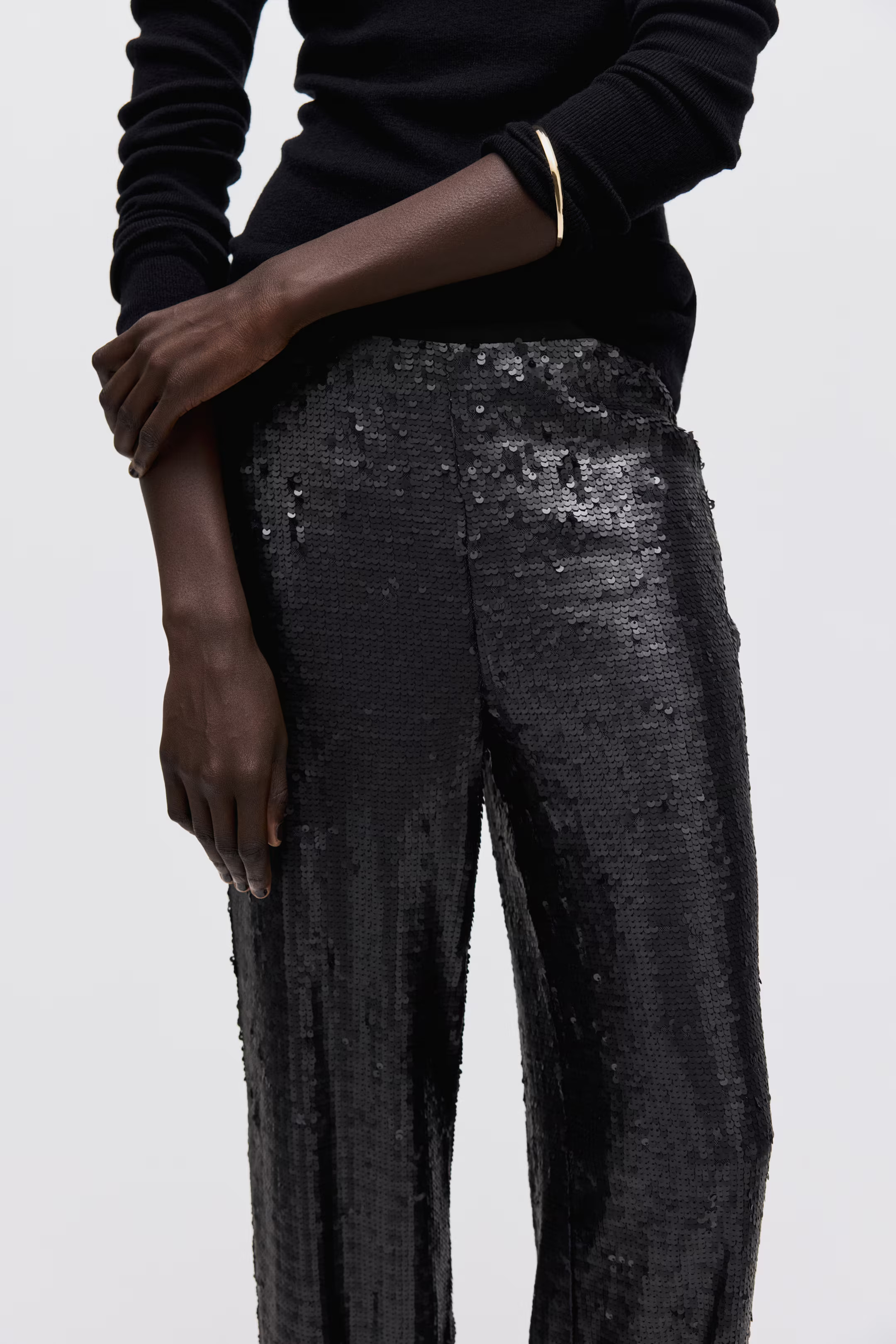 Sequined trousers | H&M (UK, MY, IN, SG, PH, TW, HK)