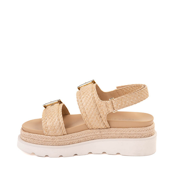 Womens Madden Girl Mason Platform Sandal - Raffia / Gold | Journeys