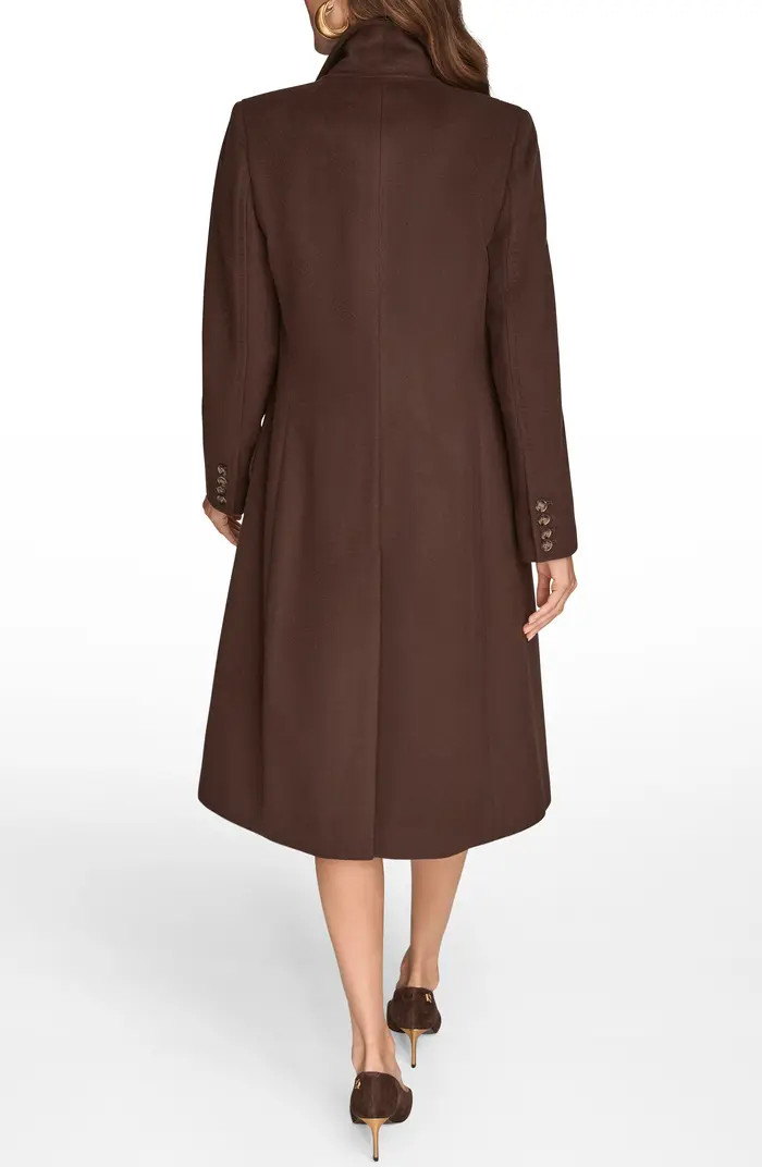 Tailored Double Breasted Wool Blend Coat | Nordstrom