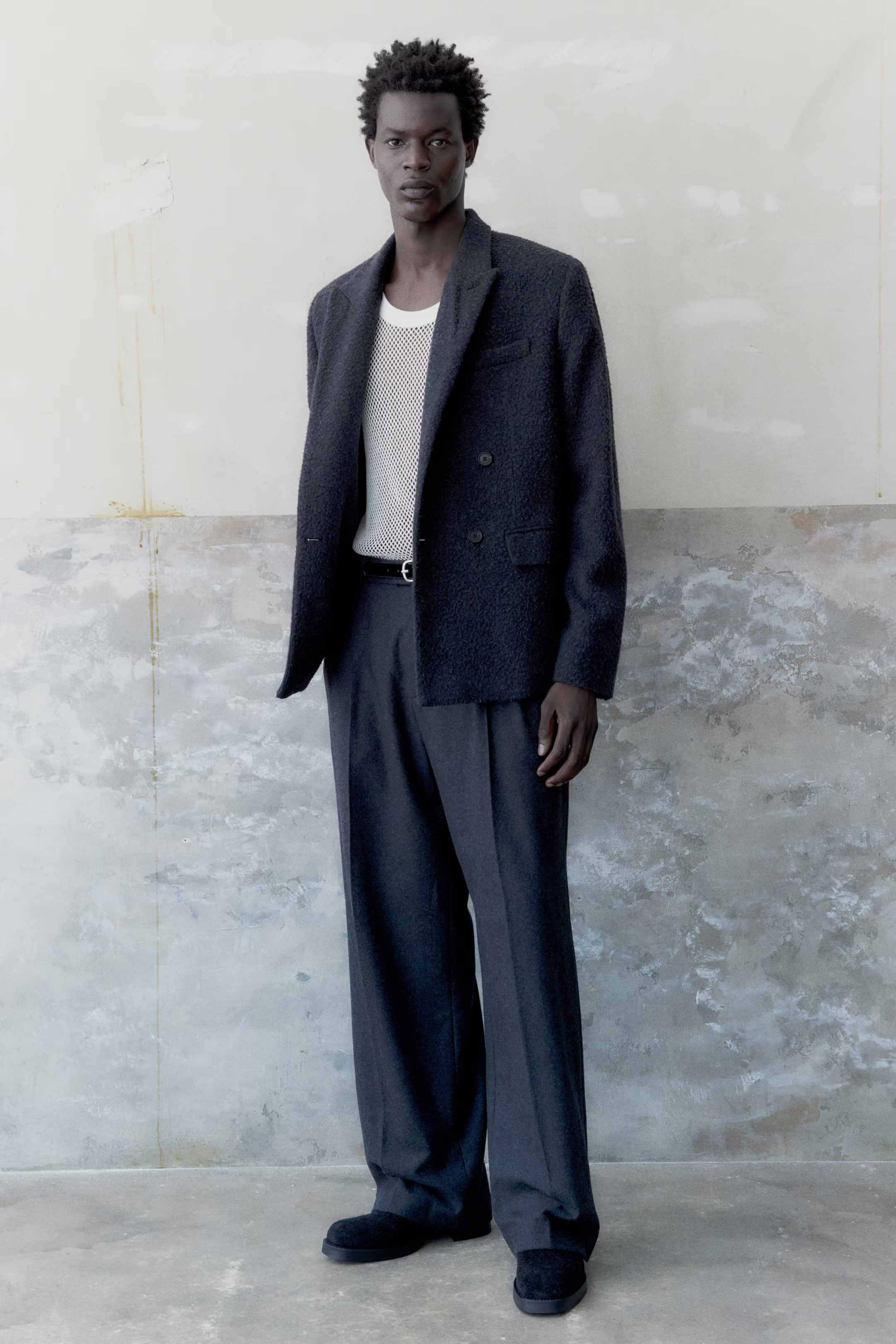 Wool-Blend Pleat-Detail Pants | H&M (US + CA)