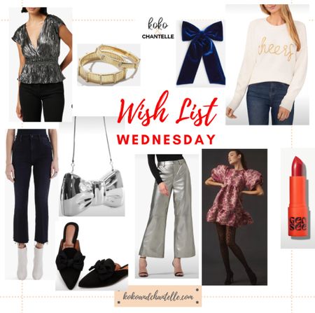 Well, it’s officially our last #wishlist Wednesday for the year as we are going to take off the rest of the season to be present with our families. That being said we have put together some fun NYE looks whether you’re staying in with family or going out on the town. Let us know how you’ll be ringing in 2024 below! We also wanted to just say THANK YOU for being here, for being a part of our community as we are just so grateful for each and every one of you and wish you all the best holiday season with your loved ones 🥰🎄🎁

#LTKHoliday #LTKGiftGuide #LTKSeasonal
