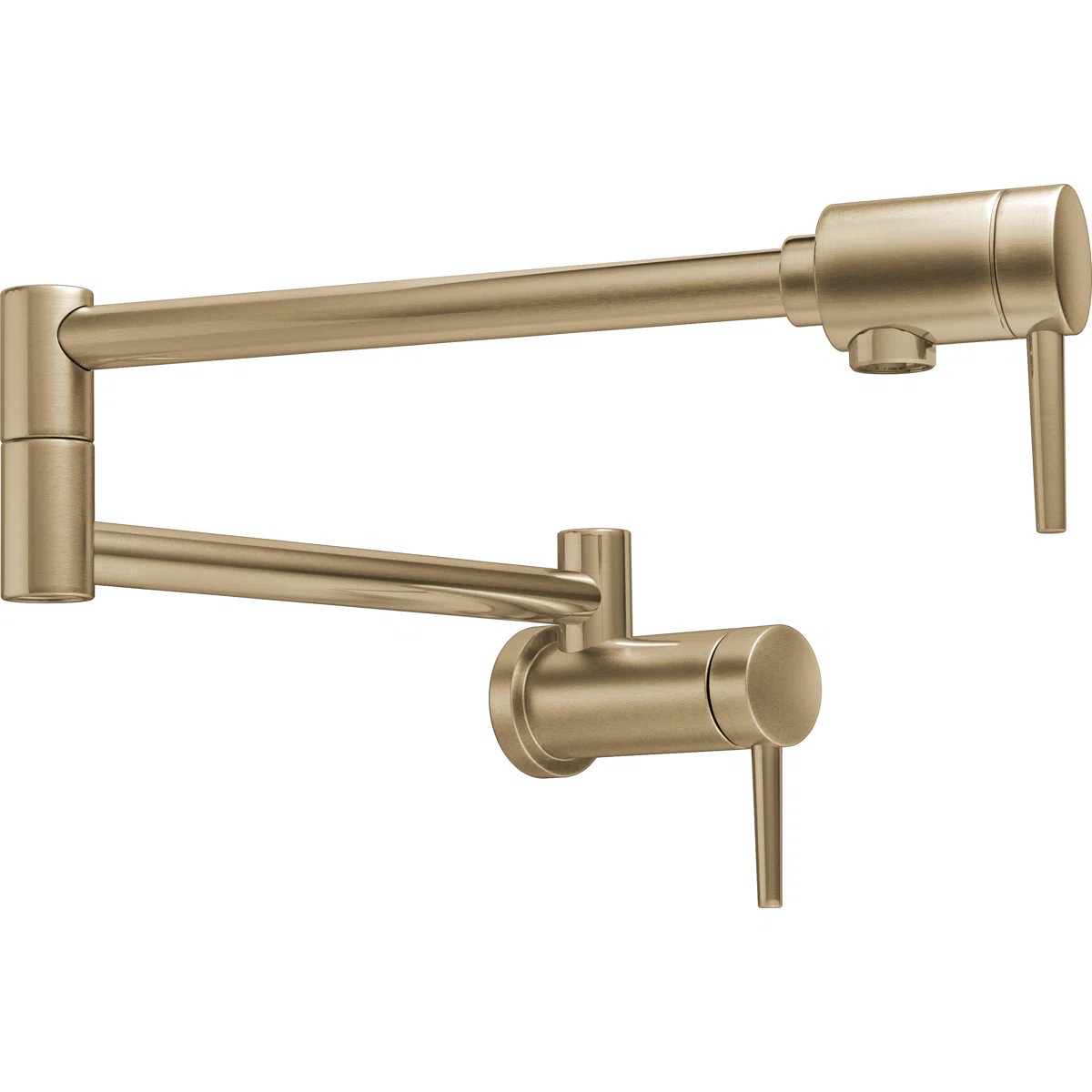 Contemporary Pot Filler Faucet, Wall Mount Pot Filler Kitchen Faucet 1165LF-CZ | Wayfair North America