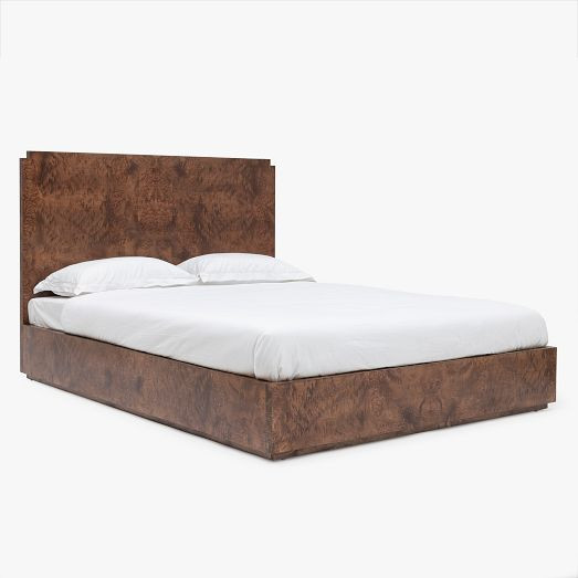 Finlo Burled Wood Bed | West Elm (US)