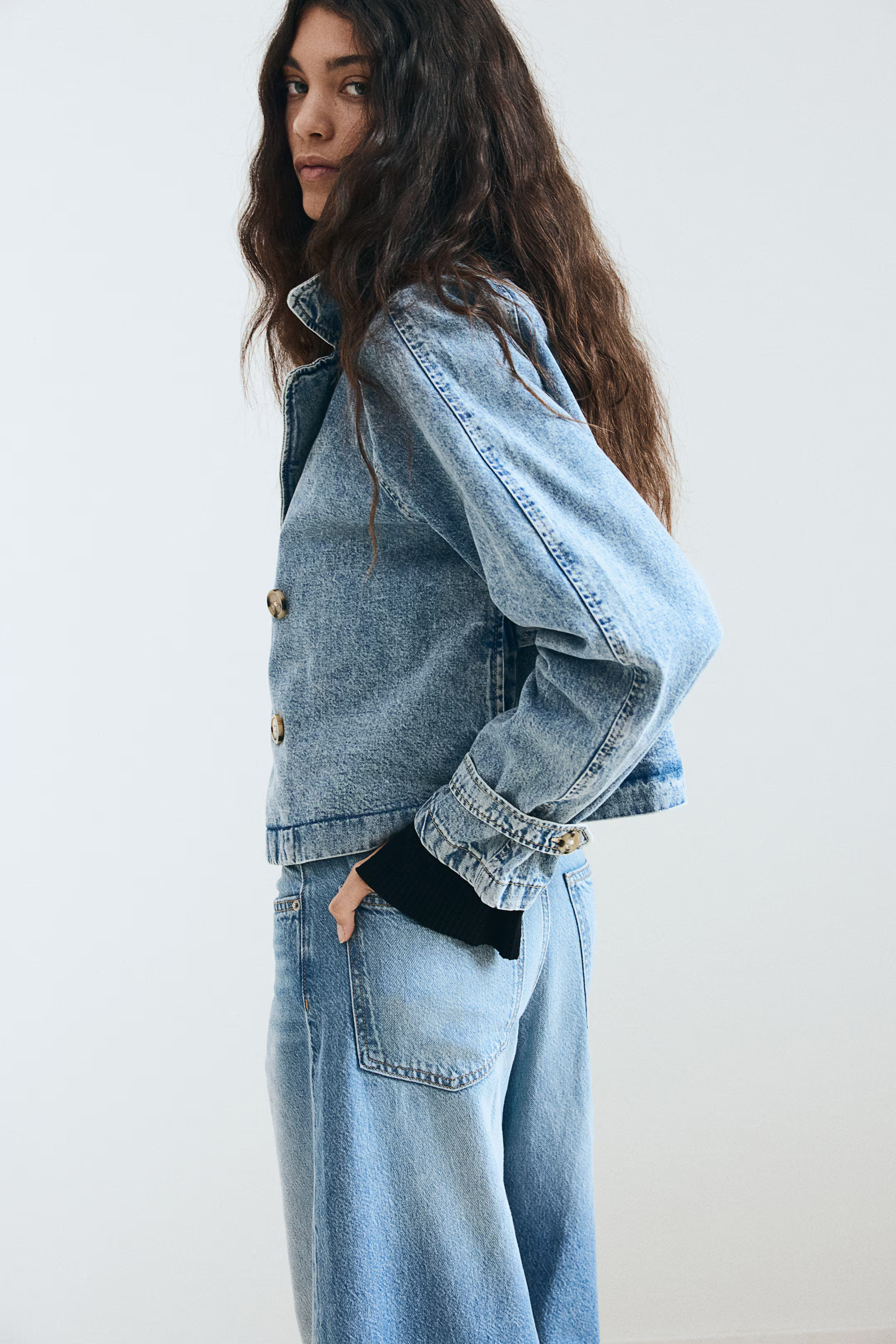 Barrel Regular Jeans - Light denim blue - Ladies | H&M CA | H&M (US + CA)