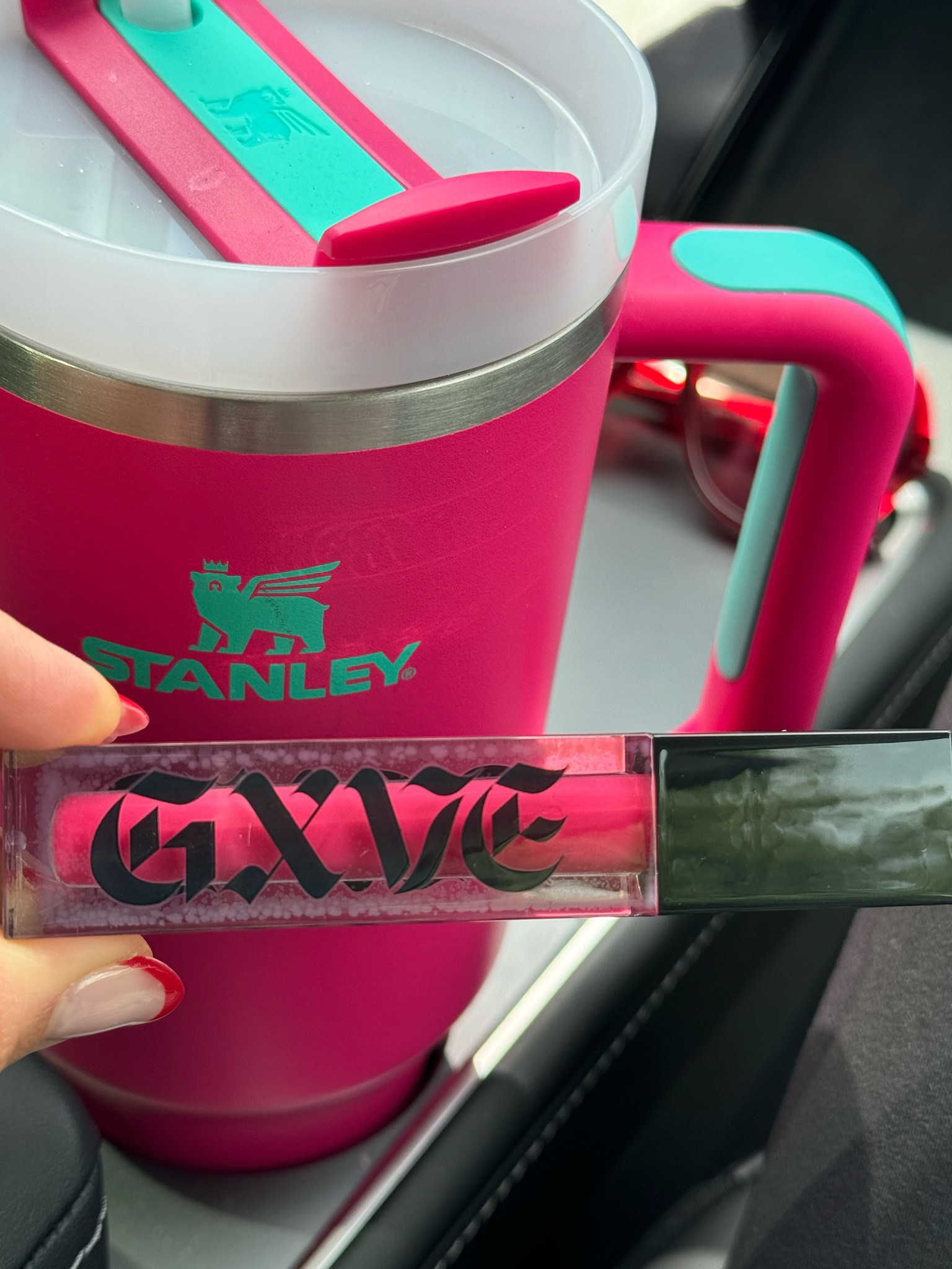 Favorite lippie at the moment. And it matches my Stanley 🥰 #lipgloss #beauty #makeup #stanley #stanleyquencher #sephora 

#LTKFindsUnder50 #LTKStyleTip #LTKBeauty