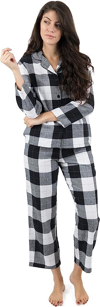 Leveret Womens Flannel Pajamas 2 Piece Christmas Pajama Set Size X-Small-XX-Large | Amazon (US)