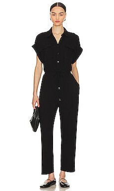 Steve Madden Alya Jumpsuit in Black from Revolve.com | Revolve Clothing (Global)