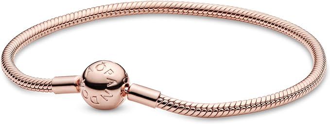 Pandora Jewelry Moments Snake Chain Pandora Rose Bracelet | Amazon (US)