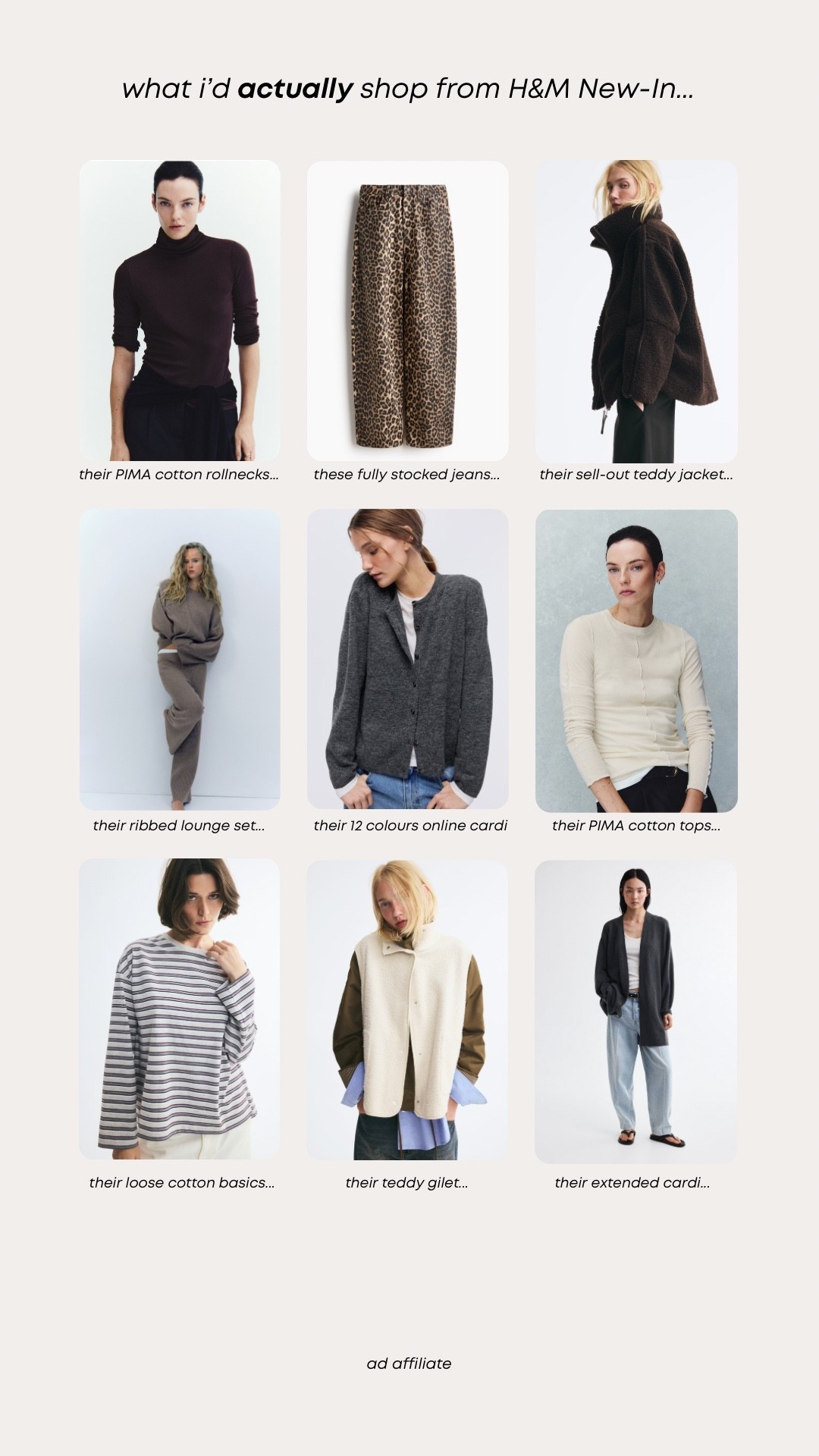 The best of H&M new in 💗💗💗💗