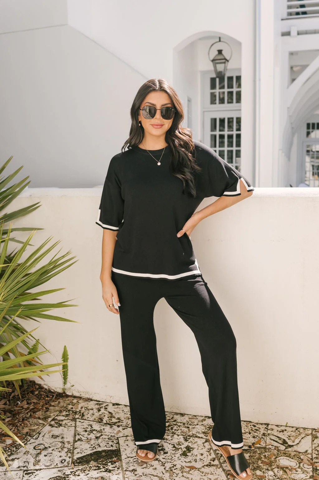 Ultra Soft Lounge Top & Pants Set - Black | Magnolia Boutique