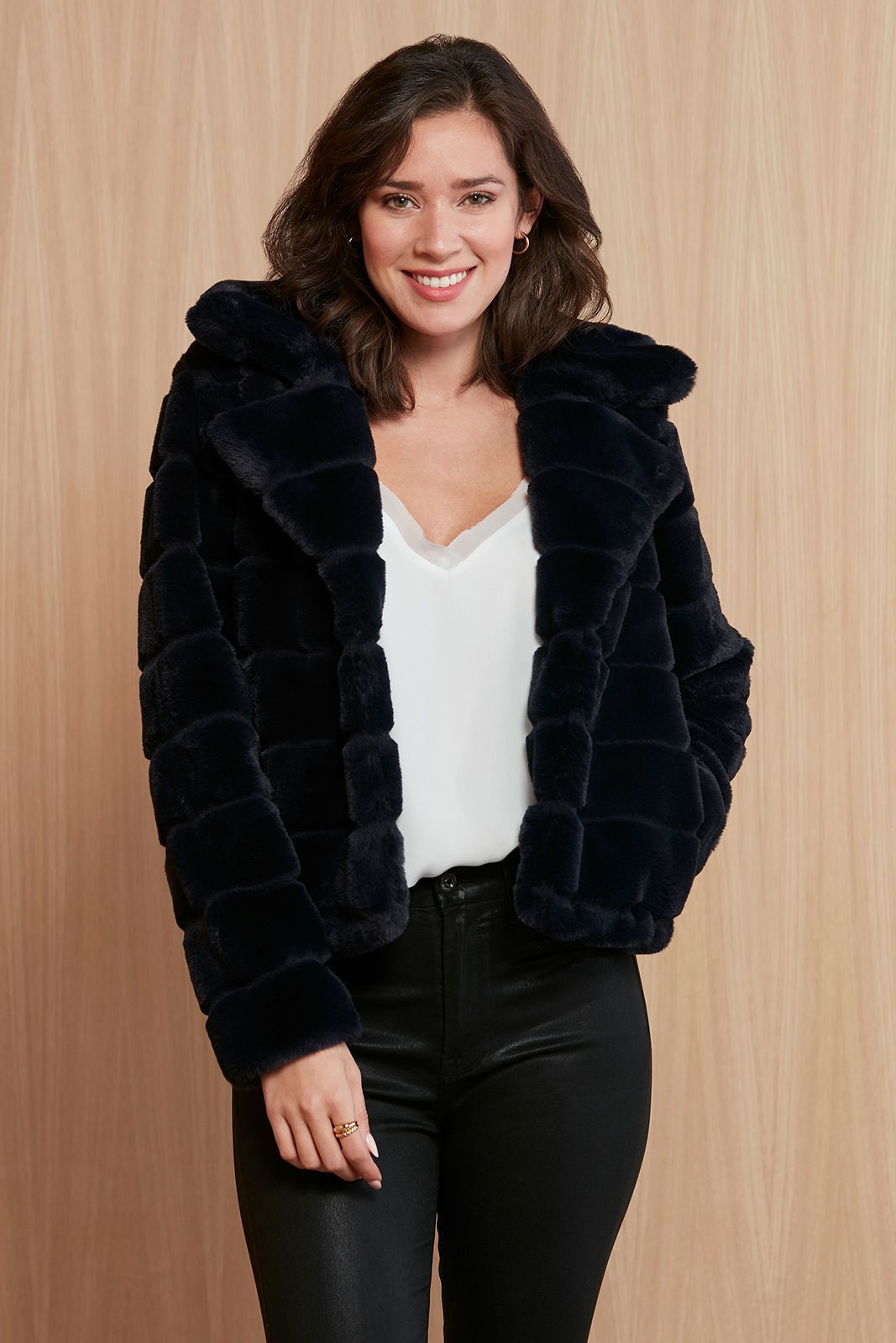 Georgie Faux Fur Jacket | Evereve