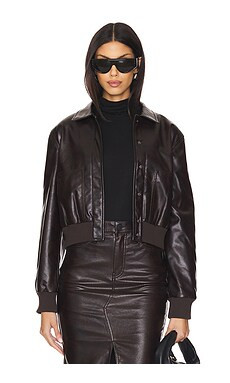 Hudson Jeans Bomber Jacket in Marbled from Revolve.com | Revolve Clothing (Global)
