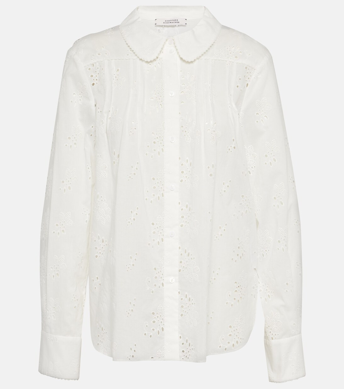 Embroidered Ease cotton shirt | Mytheresa (UK)