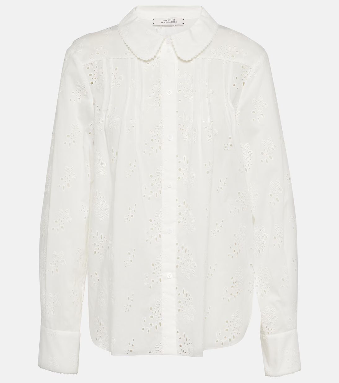 Embroidered Ease cotton shirt | Mytheresa (UK)