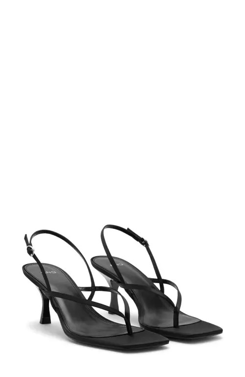 MANGO Ross Sandal in Black at Nordstrom, Size 39 | Nordstrom