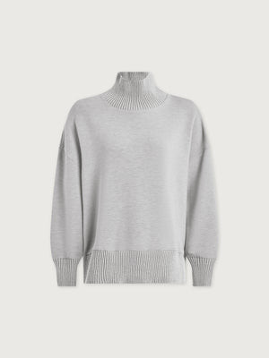 Barker High Neck Sweat | Varley US, Deep Mahogany / S | Varley US