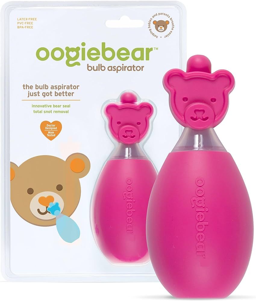 oogiebear Baby Nose Bulb Aspirator Sucks Boogers & Mucus - BPA Free & Latex Free – Nose Sucker ... | Amazon (US)