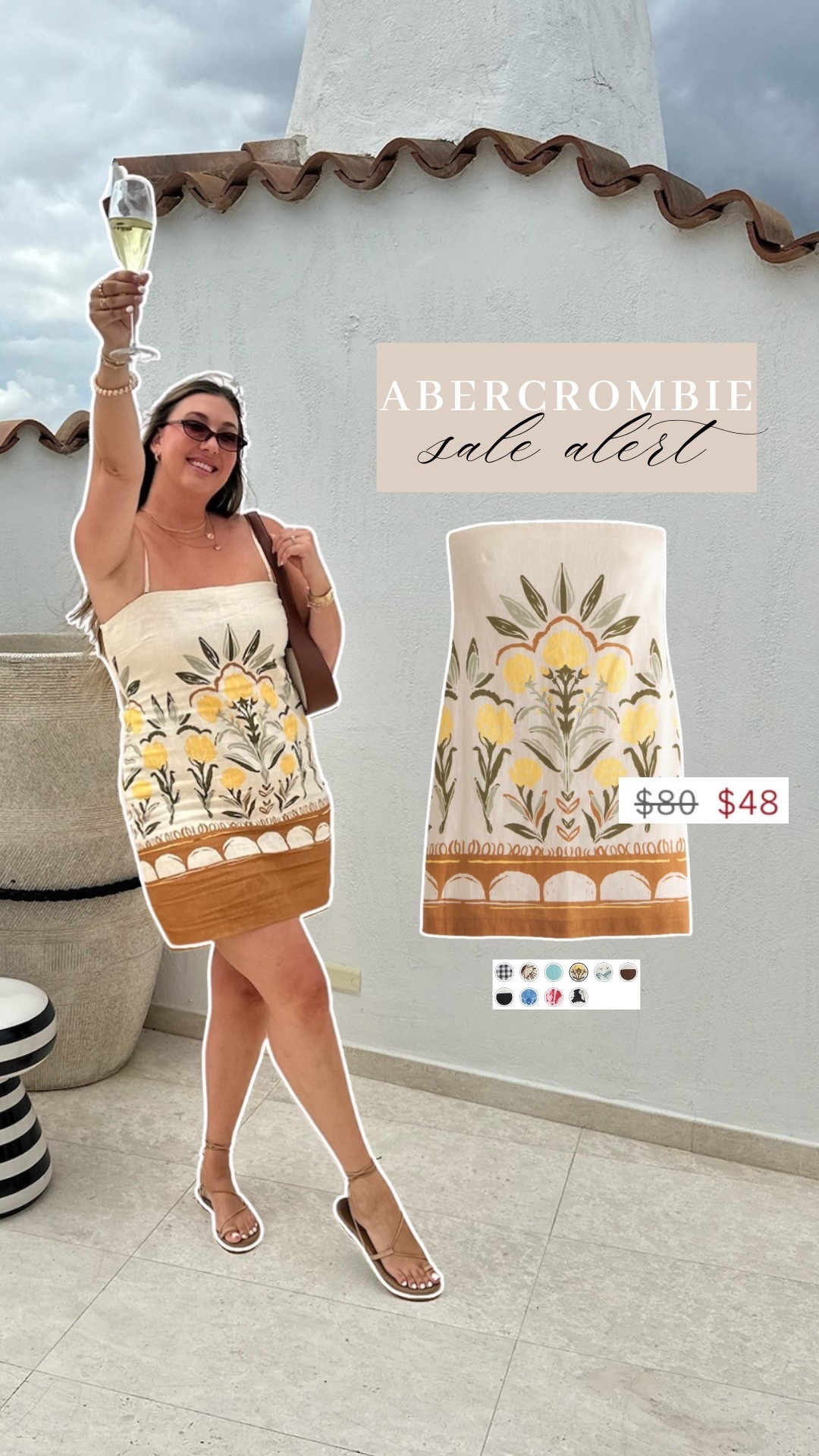 Abercrombie sale alert! I am obsessed with dress and it has built in shorts so perfect for mom life! 