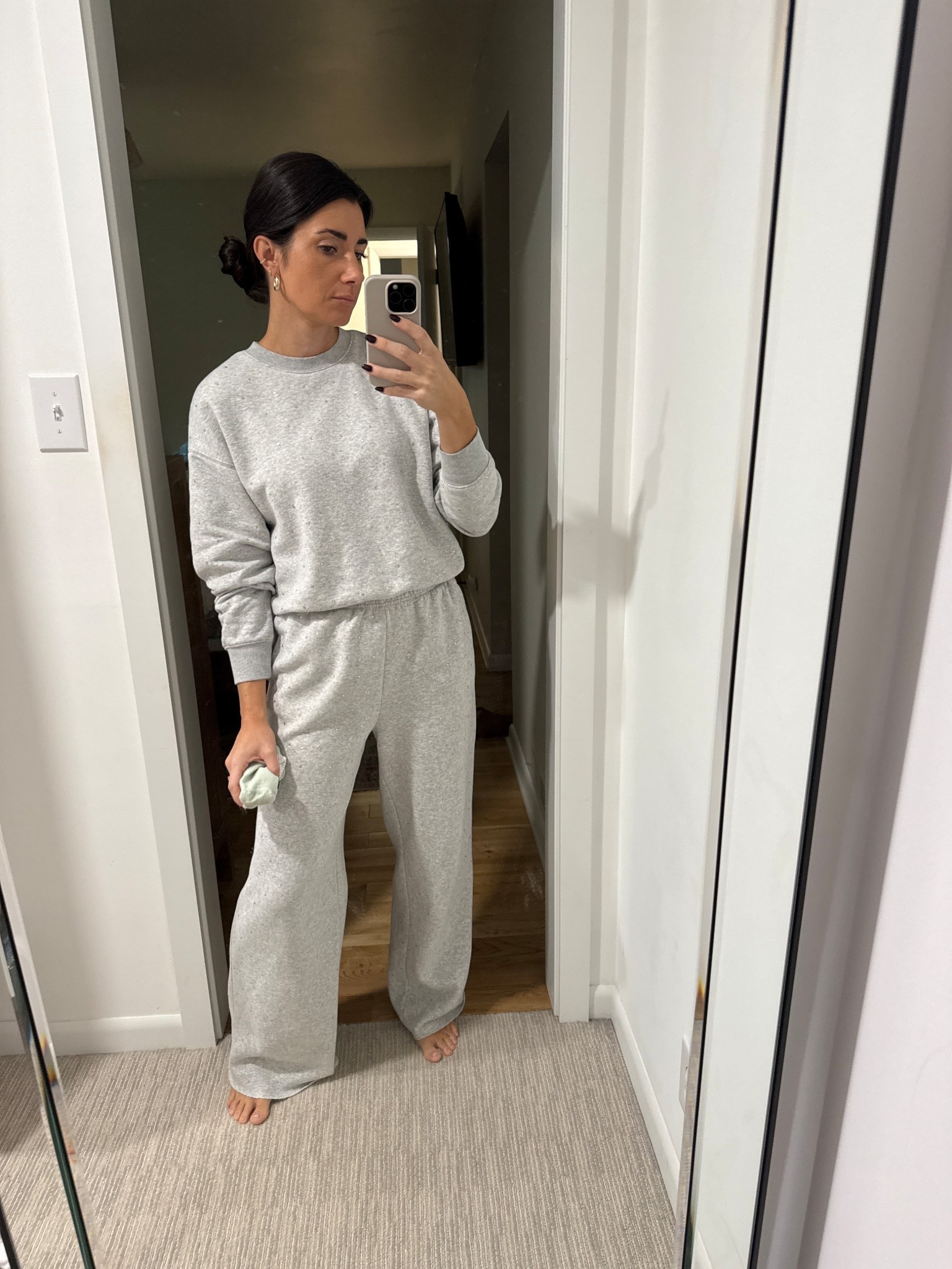 Easy mom outfits with zero thought that are comfy sweats but look cute 🫶🏼 got us girls! 

Grey sweats, sweatpants, matching sets pair with snow boots or sneakers! 

#LTKHoliday #LTKmomlife #LTKdayinmylife