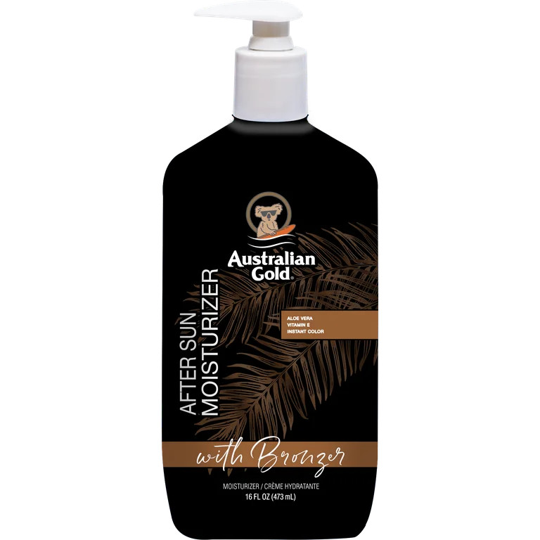 Australian Gold After Sun Moisturizer with Bronzer Lotion, 16 fl. oz - Hydrating Formula with Vit... | Walmart (US)