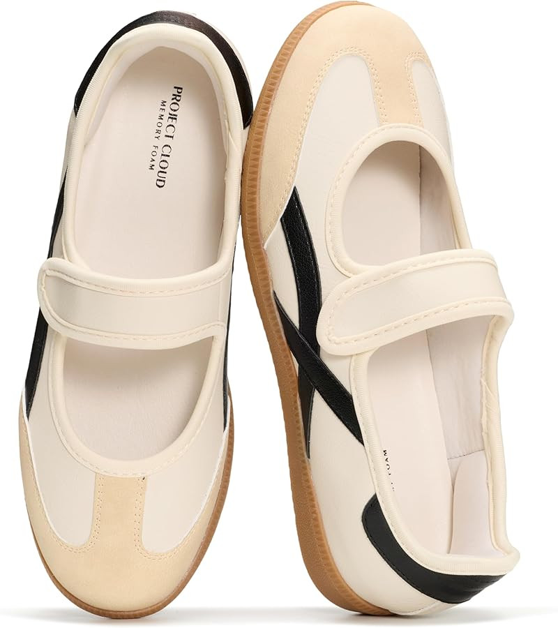Project Cloud Comfortable Womens Shoes - Casual Trendy Mary Jane Shoes Women with Memory Foam - L... | Amazon (US)