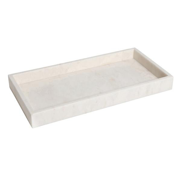 White Marble Decorative Tray | At Home