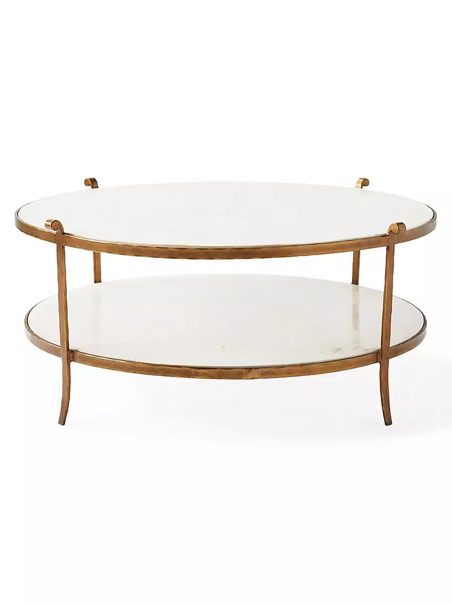 St. Germain Stone Coffee Table | Serena and Lily