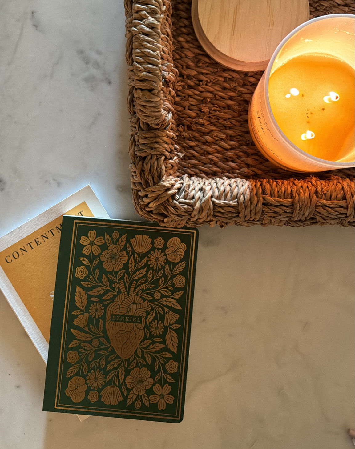 Sharing my Contentment Bible Study + Illuminated Scripture Bible. 