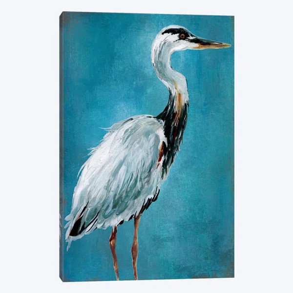 'Great Blue Heron I' Print on Canvas | Wayfair North America
