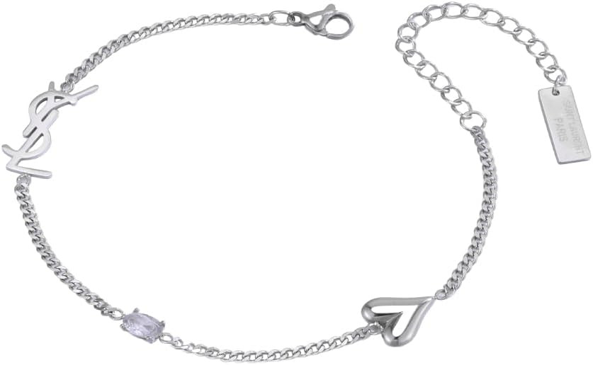 18K Gold Plated bracelet for Women,18K monogram Exquisite monogram interwoven Charm Bracelet for Women Gold Jewelry Gifts | Amazon (US)