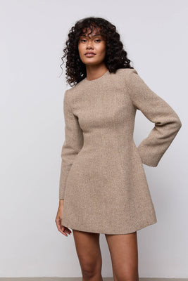 Wool Mix Mini Dress | Odd Muse