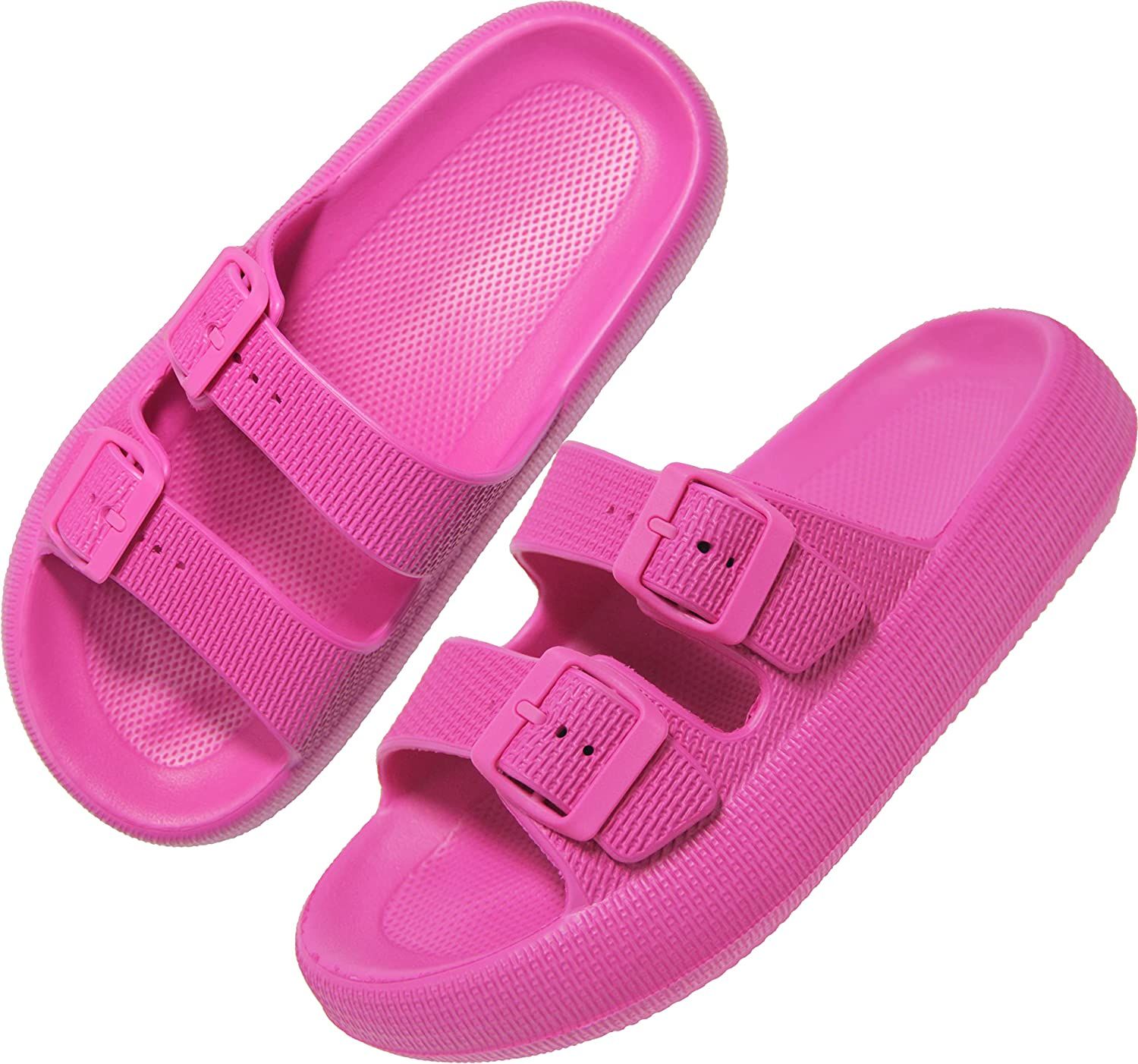 BenSorts Cloud Sandals for Women Men Thick Sole Adjustable Buckles EVA Cloud Slides Slippers | Amazon (US)