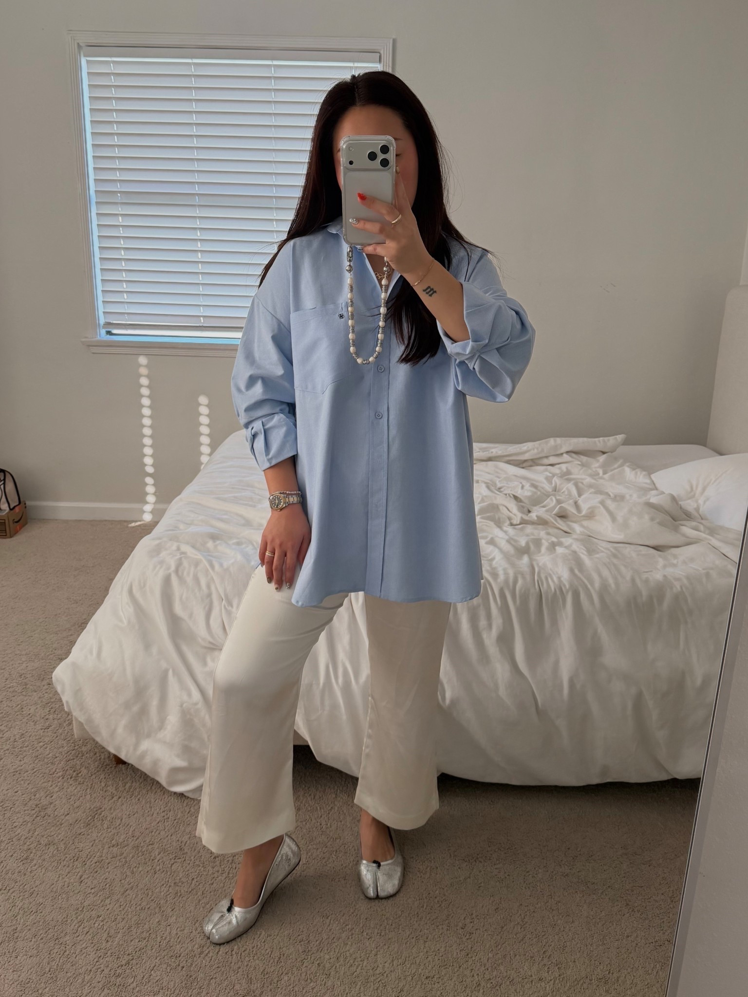 Wearing a US 2 in top!

#LTKdayinmylife #LTKootd #LTKWorkwear