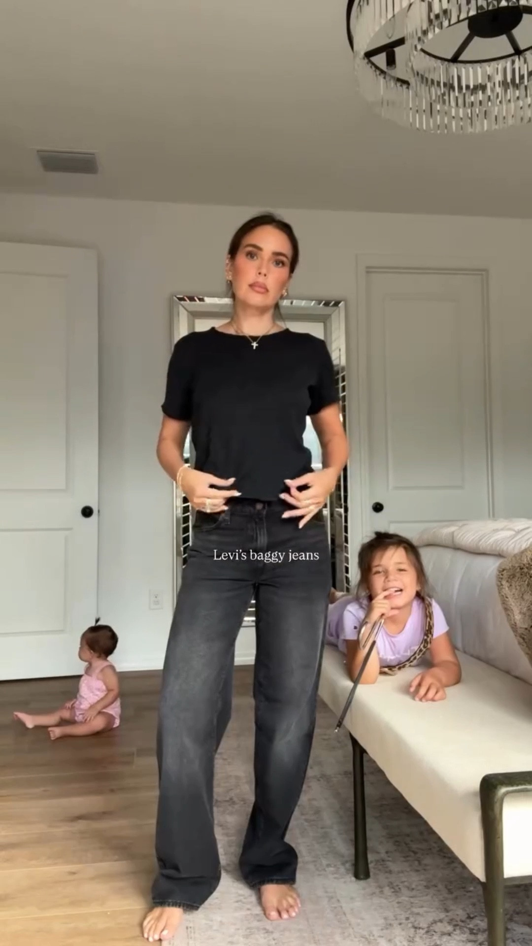 Tried another pair of Levi’s, this time the Levi’s Women’s Baggy Dad-Recrafted Jeans in the wash shrink up. I bought these in a 26 x 32 L and normally wear a 25 around the waist. They aren’t baggy in the crotch and I like that they taper a tiny bit so they won’t drag on the ground over shoes like most baggy jeans do. They’re on prime or Shopbop for the 2 day shipping, btw!

#LTKBeauty #LTKFindsUnder100 #LTKStyleTip