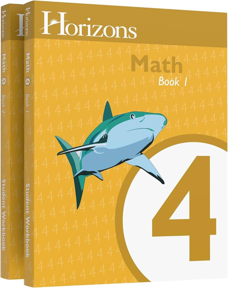 Horizons Math 4 SET of 2 Student Workbooks 4-1 and 4-2 | Amazon (US)