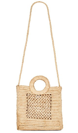 Cassis Handheld Bag in Natural | Revolve Clothing (Global)