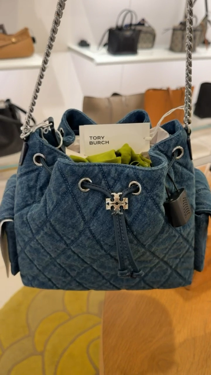Tory Burch denim bag.

#LTKOver40