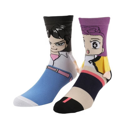 KPop Demon Hunters Rumi & Jinu Magnetic Hand Holding Socks | Target