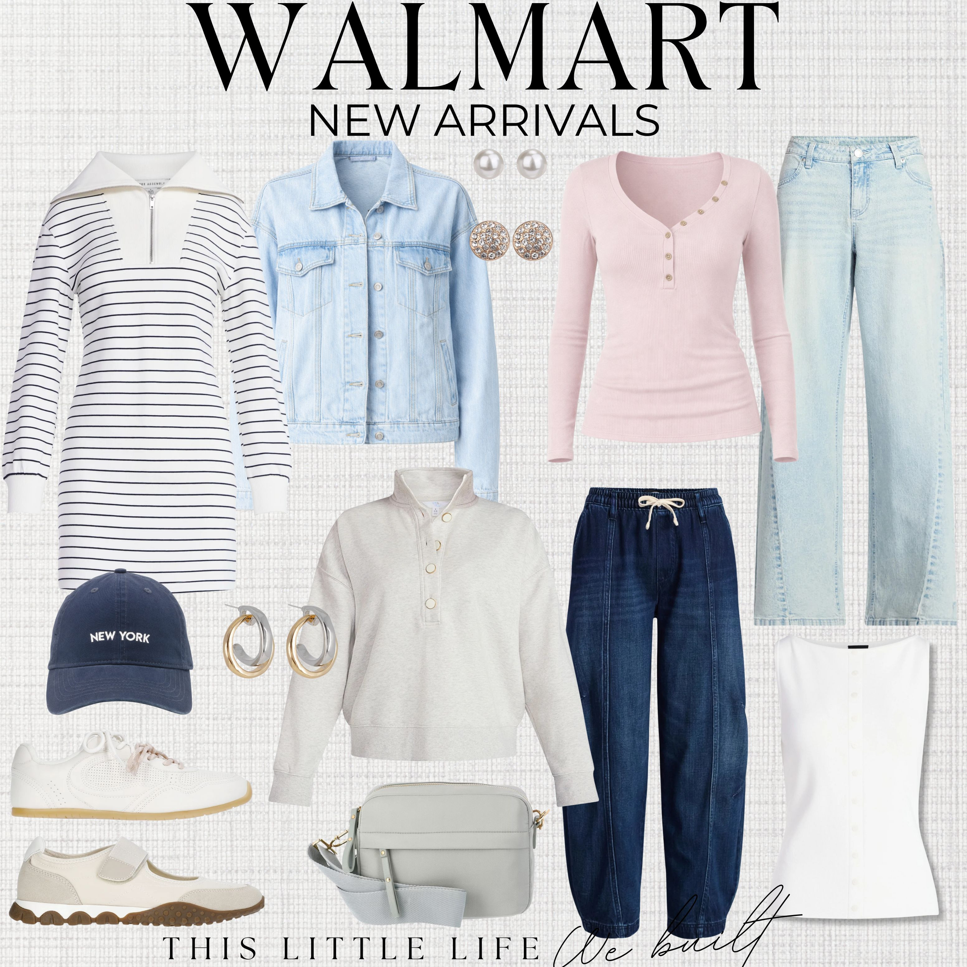 New Spring Outfits from Walmart!
Walmart Fashion / Walmart Spring / Lightweight Knit Sweaters / Flowy Midi Dresses / Linen Button-Up Shirts / Neutral Blazers / Wide-Leg Pants / Cropped Cardigans / Floral Dresses / Ribbed Tank Tops / Denim Jackets / Soft Pastel Tops / White Jeans / Relaxed Jumpsuits / Ballet Flats / Loafers & Mules / Neutral Sneakers / Strappy Sandals / Woven Handbags / Straw Totes / Crossbody Bags / Layered Gold Jewelry / Delicate Necklaces / Statement Earrings / Silk Hair Scarves / Oversized Sunglasses / Lightweight Spring Jackets 

 #LTKootd #LTKSeasonal