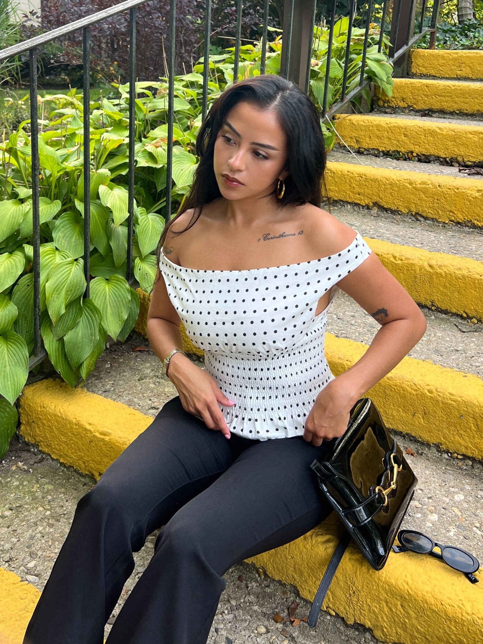 Polka dot top from peppermayo 🤍

#LTKFindsUnder50 #LTKPetite #LTKSeasonal