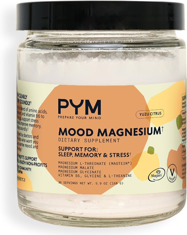 Magnesium Glycinate, Magnesium L-Threonate, & Magnesium Malate Powder by PYM (30 Servings) Sleep ... | Amazon (US)