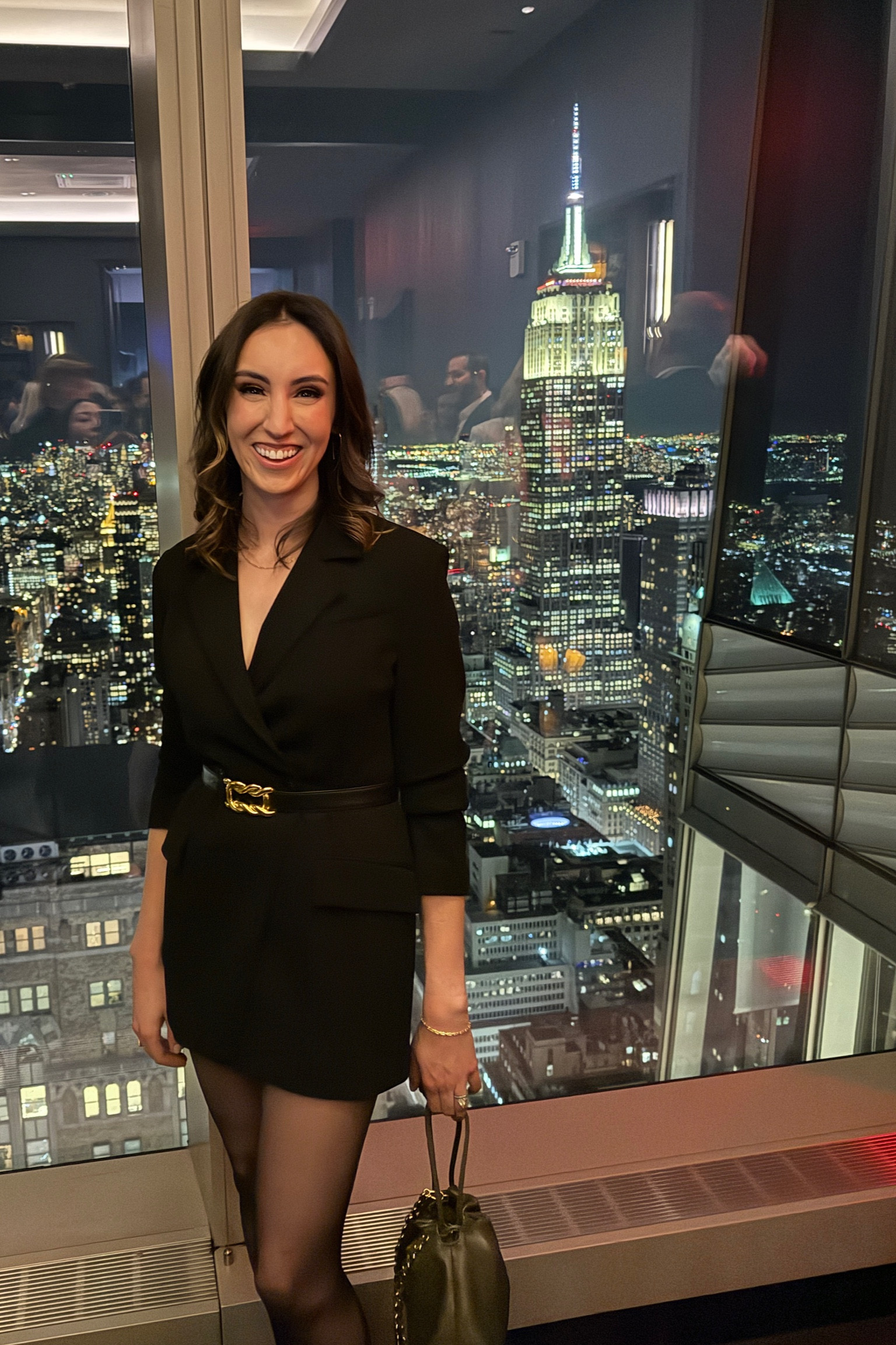 Oversized black blazer dress for a cocktail party in NYC

#LTKSaleAlert #LTKItBag #LTKParties