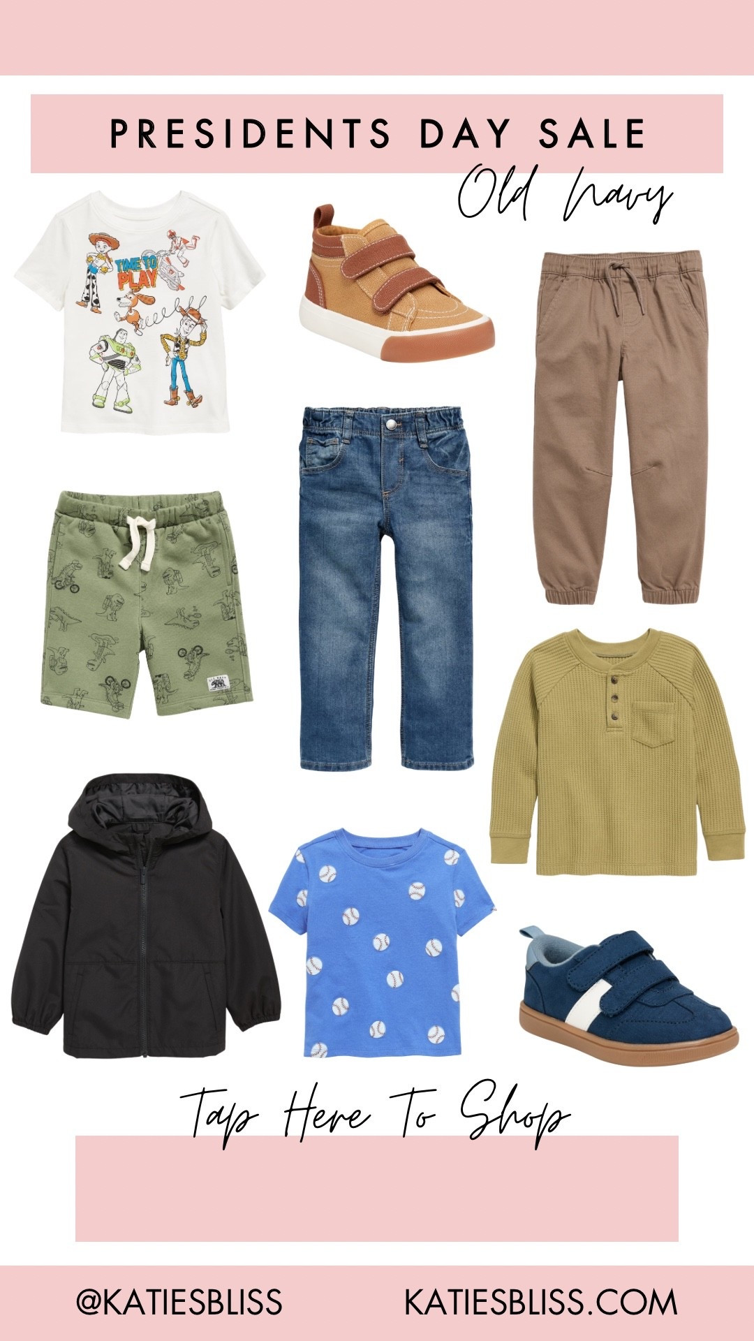 Presidents Day Sale  ✨ old navy extra 20% off everything 

Sale Alert. Deals. Markdowns. Seasonal. Long weekend sale. Toddler boy. Kids. 




#LTKSaleAlert #LTKKids