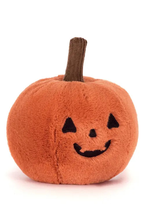 Jellycat Ooky Jack O' Lantern Plush Toy in Orange at Nordstrom | Nordstrom