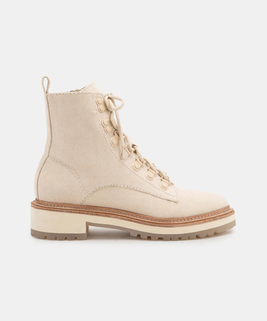 WHITNY BOOTS SANDSTONE CANVAS | DolceVita.com