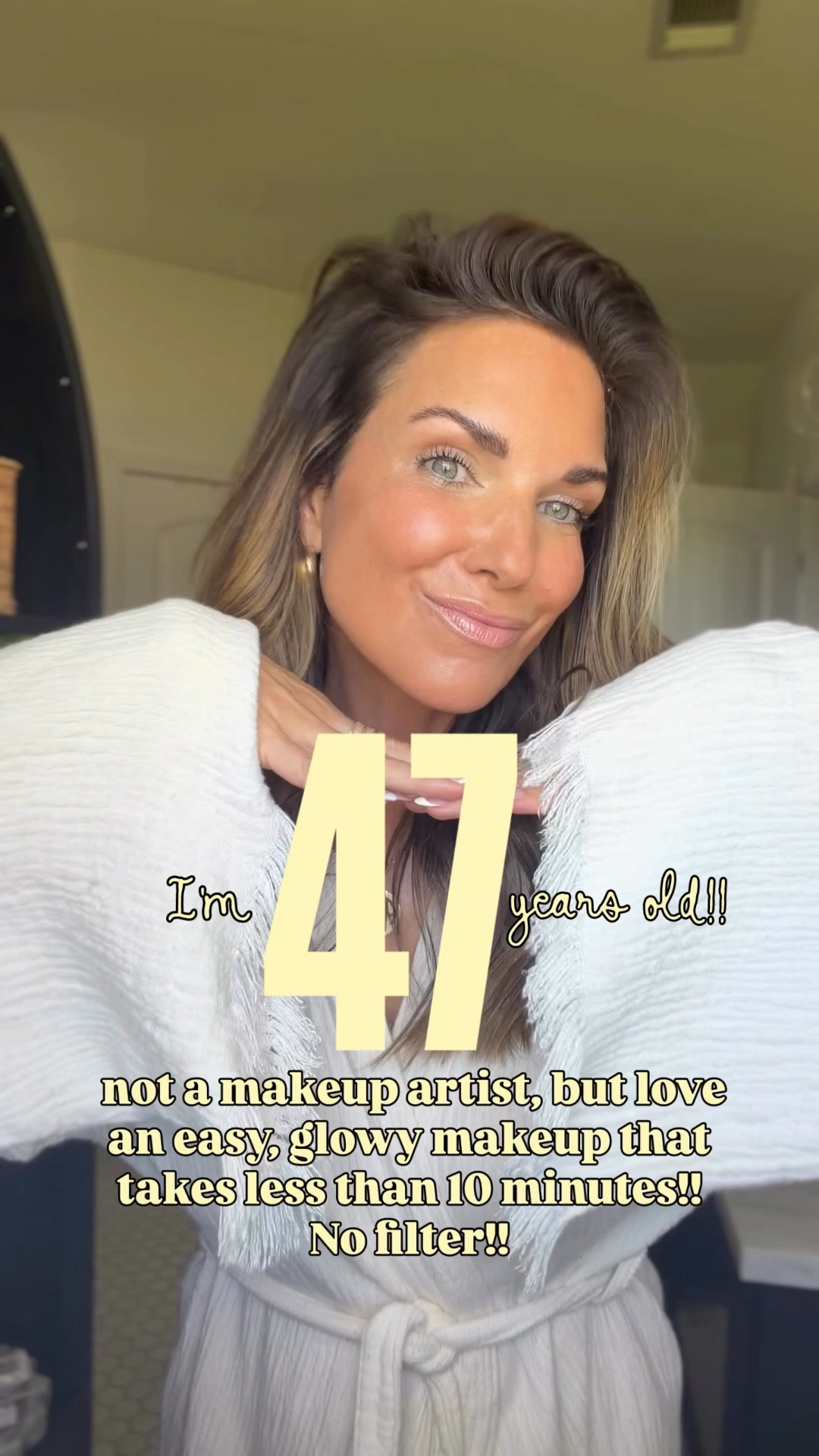 Spring and summer glowy makeup for mature skin ✨☀️✨✨
This is my everyday makeup look!!
Only products that I’ve been using for the last few months. If I want full coverage, I’ll swap the face tint for the CC cream!! 

#LTKgrwm #LTKselfcare #LTKmorningroutine