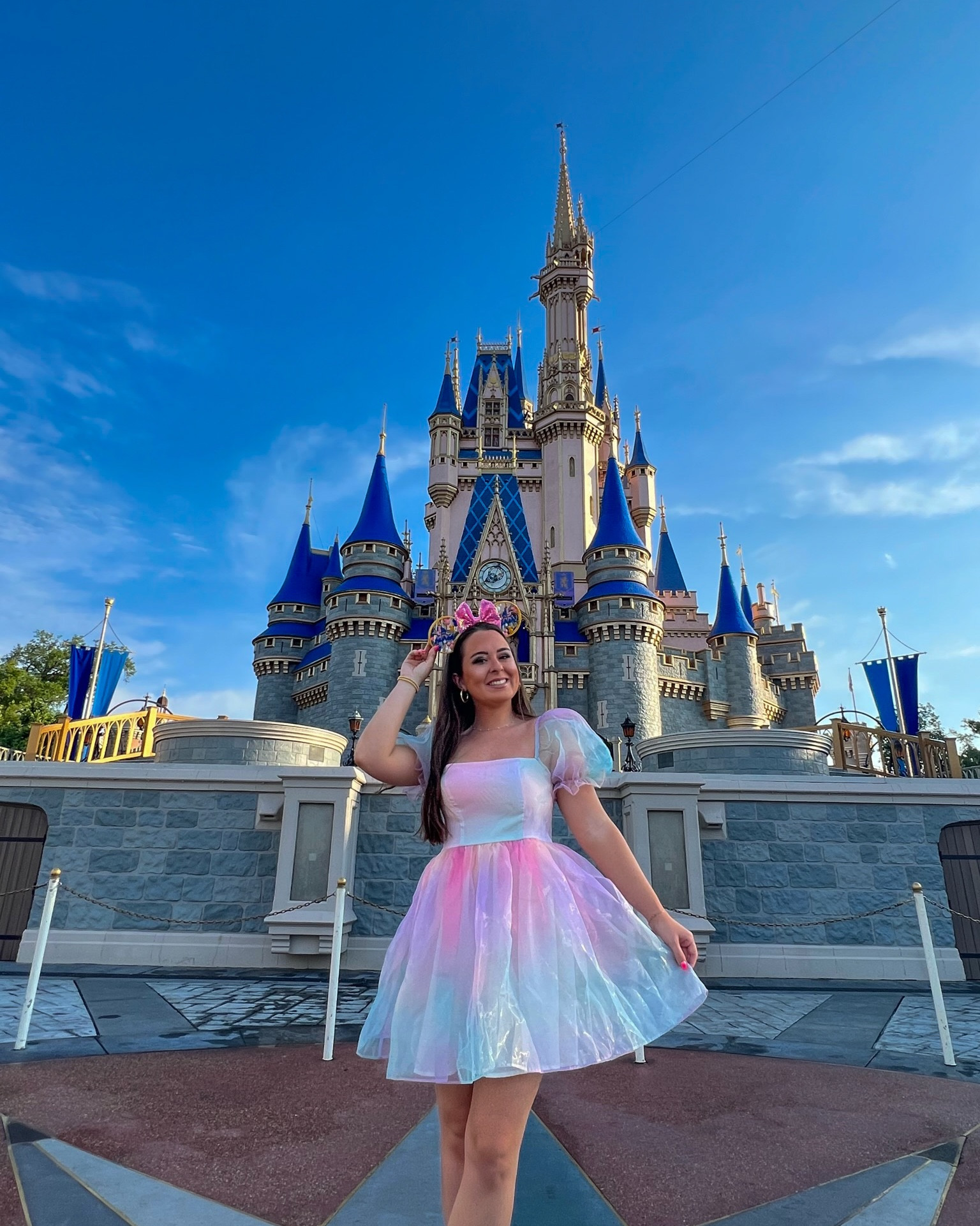 the perfect dress for your magical photos at the castle ✨💜#disneyworld #disneyfits #disneyootd #dress 

#LTKTravel #LTKStyleTip #LTKFindsUnder50