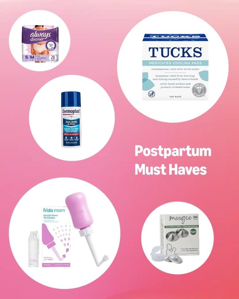 My top 5 postpartum care must haves 